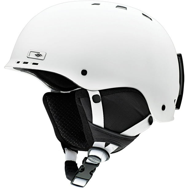 Matte White Blue Bolle Adult B-Style All-Mountain Ski Helmet 